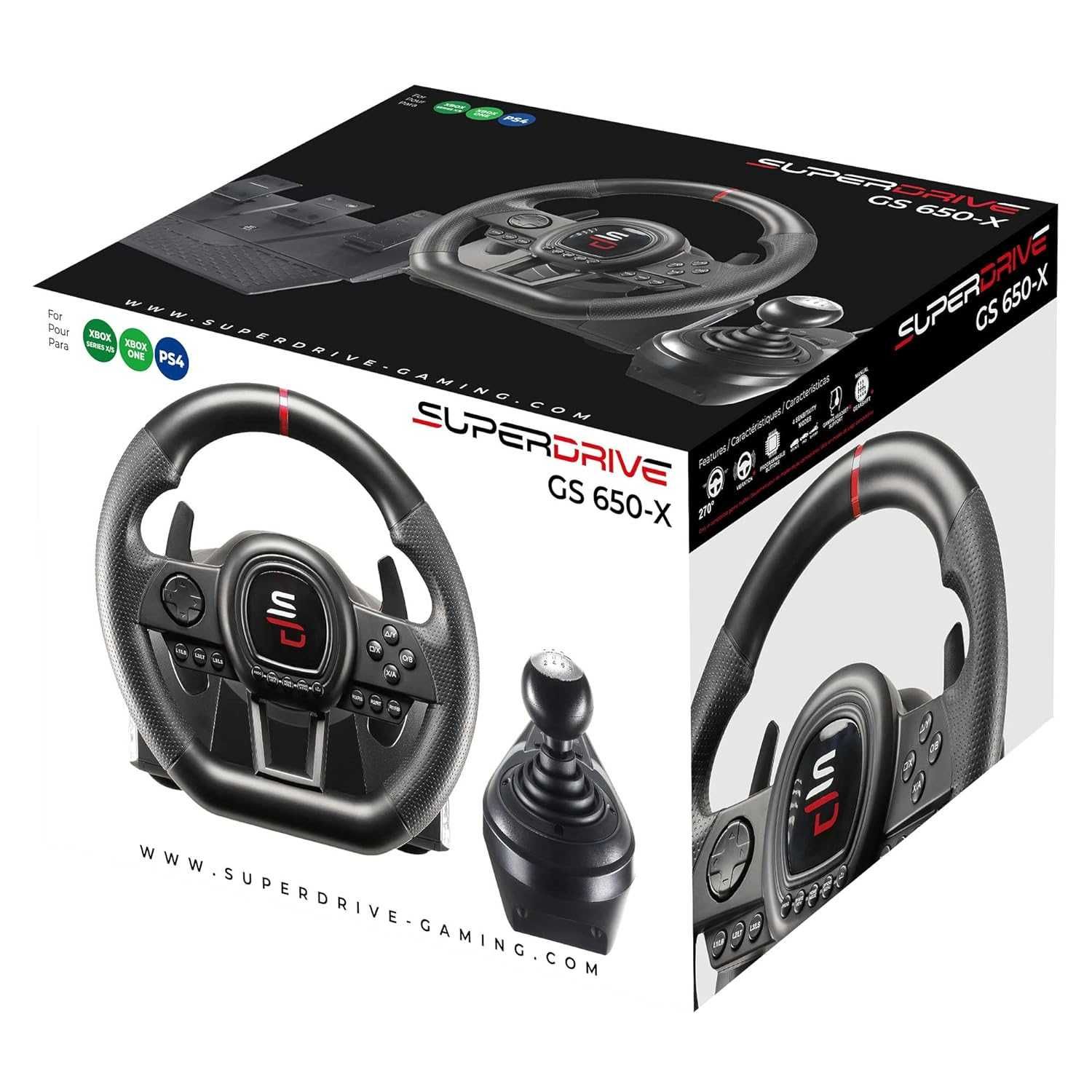 Волан Subsonic SuperDrive Racing Wheel Pro Sport GS650-X за PS4/XBOX