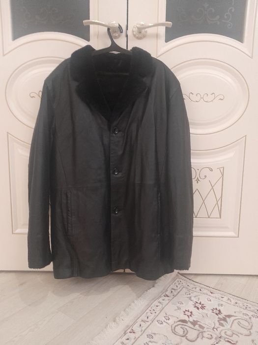 Куртка мужской зимой внутри мех Б/у размер 50