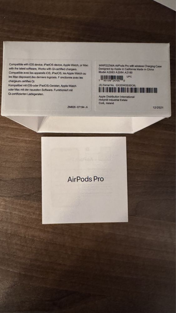 Anunt OLX - Casti Apple AirPods Pro - NOI - FULL BOX