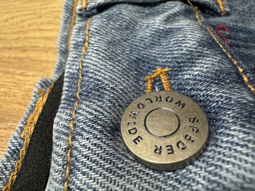 Sp5der White Logo Jorts