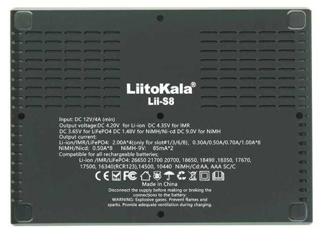 18650 Engineer LiitoKala Lii-S8 Професионално Зарядно 10Батерии Тестер