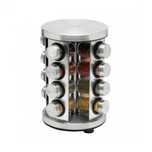 Stand cu recipiente pentru condimente Kuchenprofi suport rotativ, inox