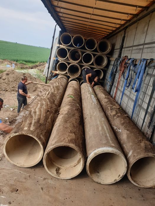 Tuburi din beton fi 400 600 800 la 5.20 cm l
