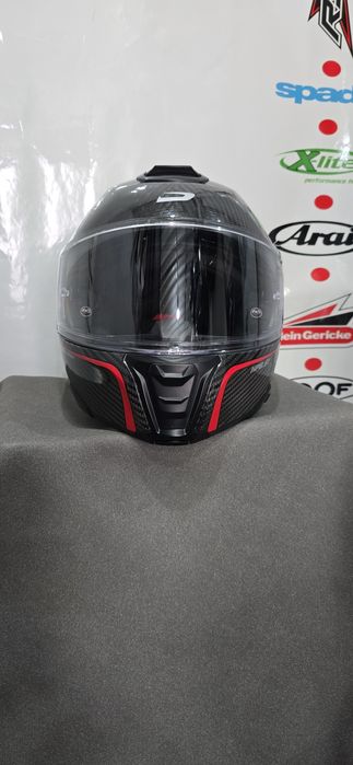 Cască moto modulară Carbon Hype XL