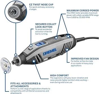 NOU, Unealta multifunctionala polizor freza gravor Bosch Dremel 4250