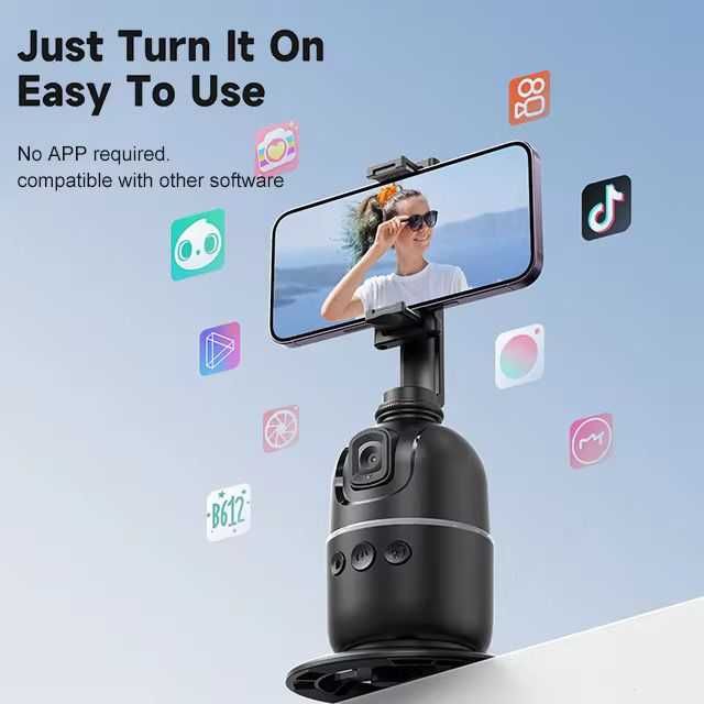 Gimbal P03 cu Auto Tracking AI / Stabilizator Selfie