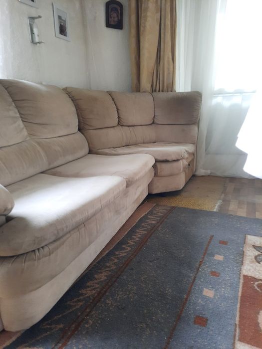 Ъглов диван разтягане се на спалня