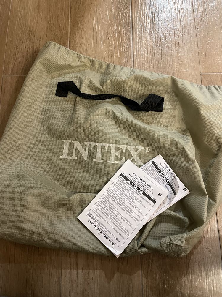 Надуваем дюшек INTEX