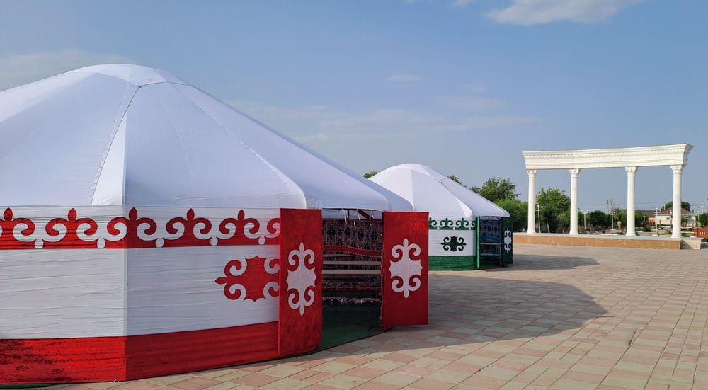 Киіз үй жаңа аренда таза 80-120 адамға ыдыс аяқ Шатер бәрі бар заказ