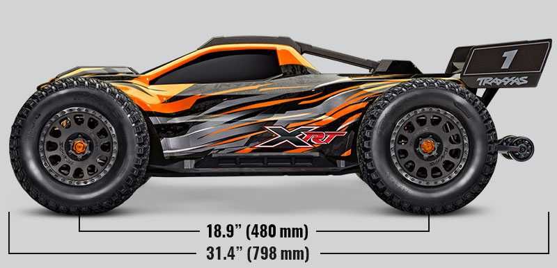 Traxxas модел XRT Тръги Количка с дистанционно за коледен подарък дете