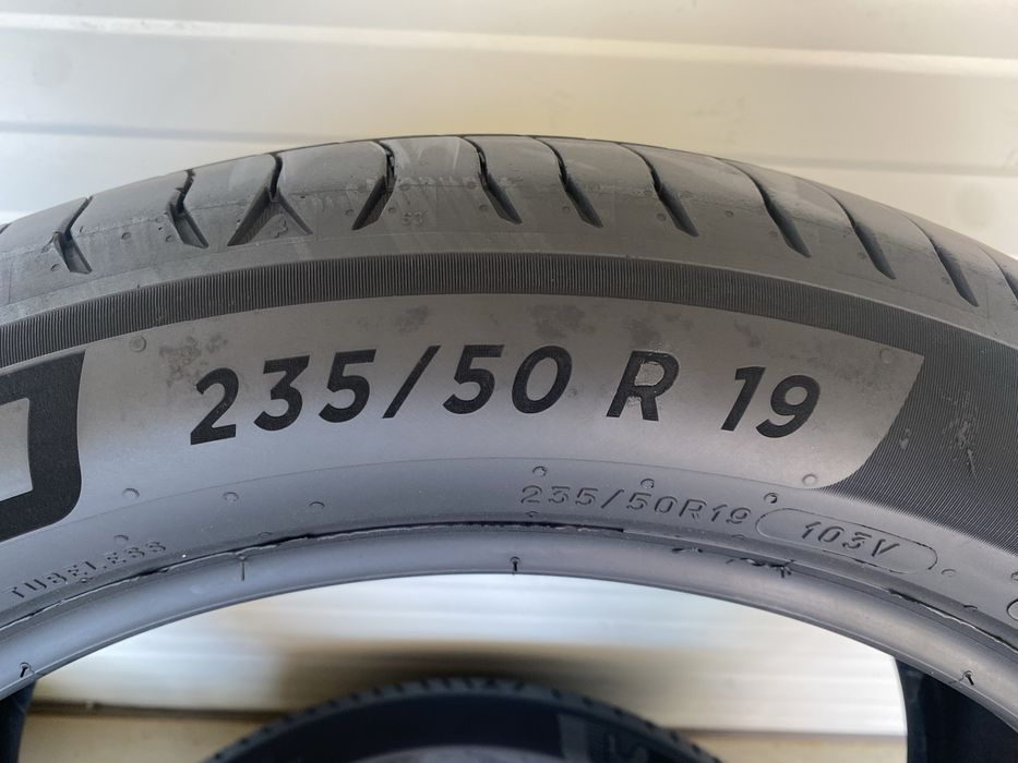 3бр летни гуми 235/50/19/Michelin e primacy/dot0222г/5.8мм грайпфер
