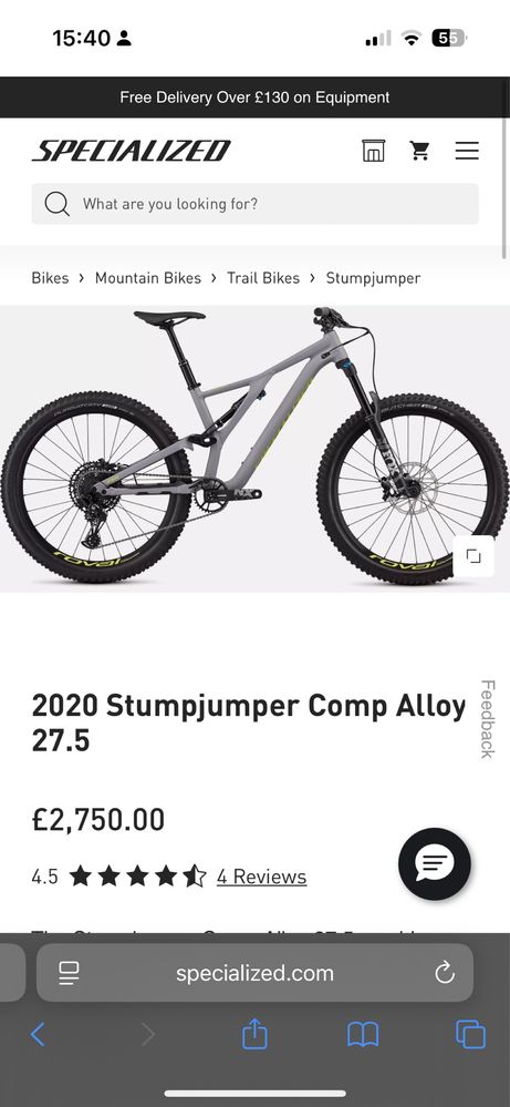 Колело Specialized Stumpjumper.
