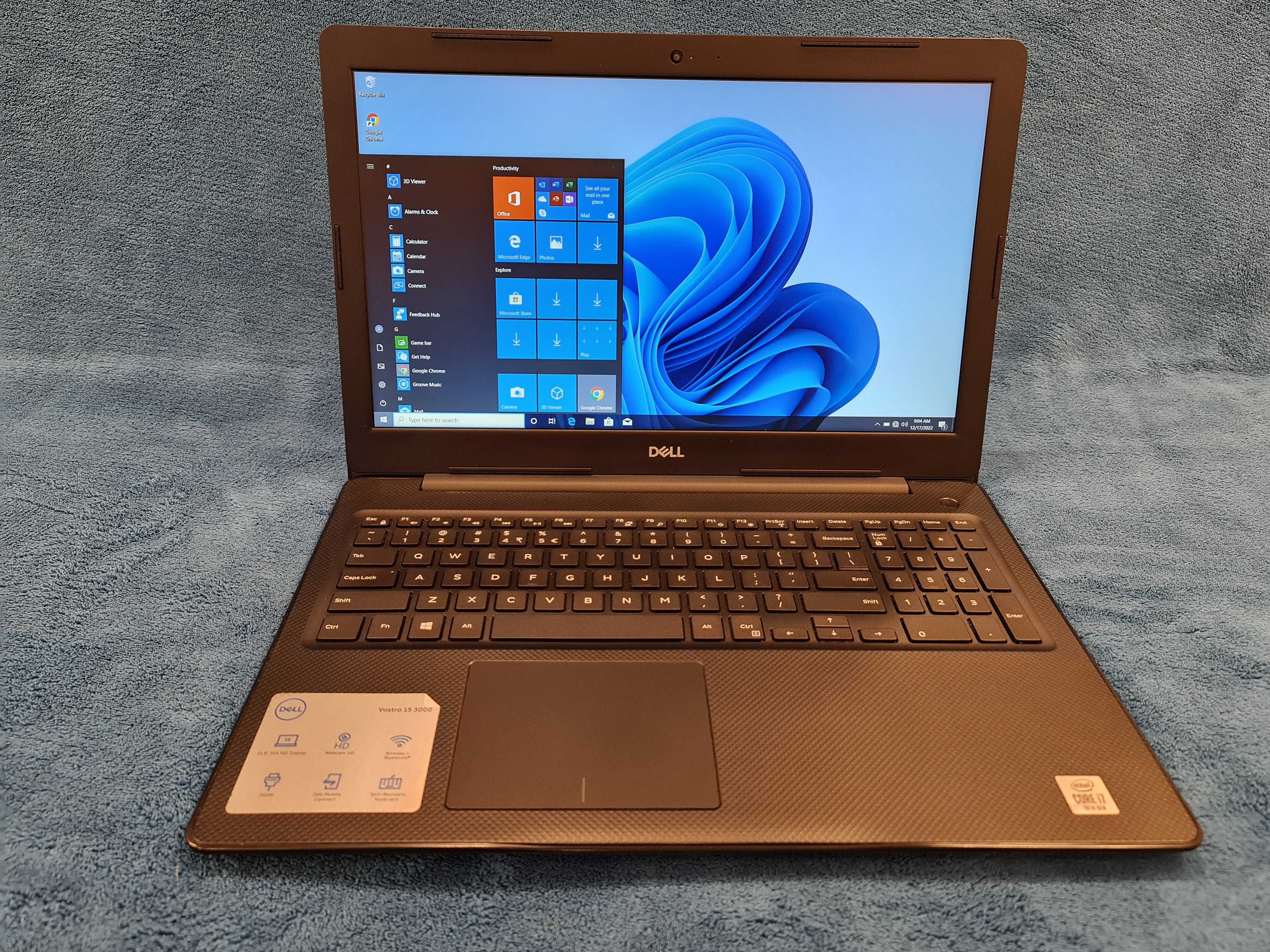 Laptop gaming DELL nou, intel core-i7- 10510, video 4 gb dedicat, 15,6