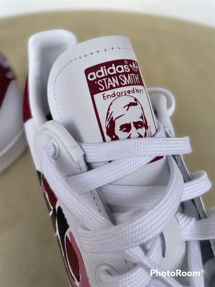 Adidas обувки Stan Smith ръчно рисувани