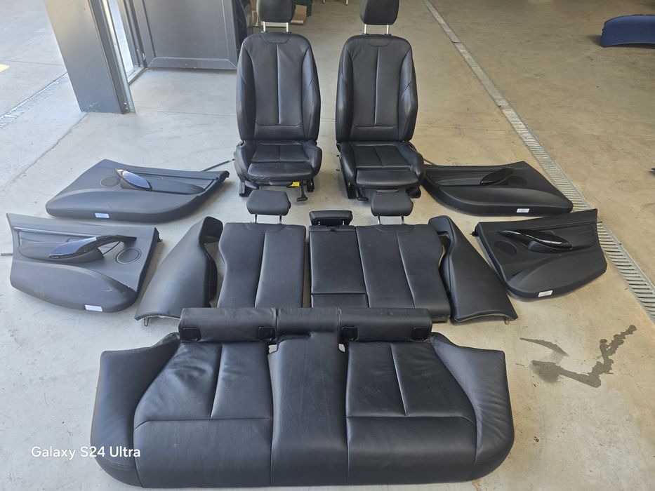 Interior piele sport recaro negru cu incalzire bmw f30