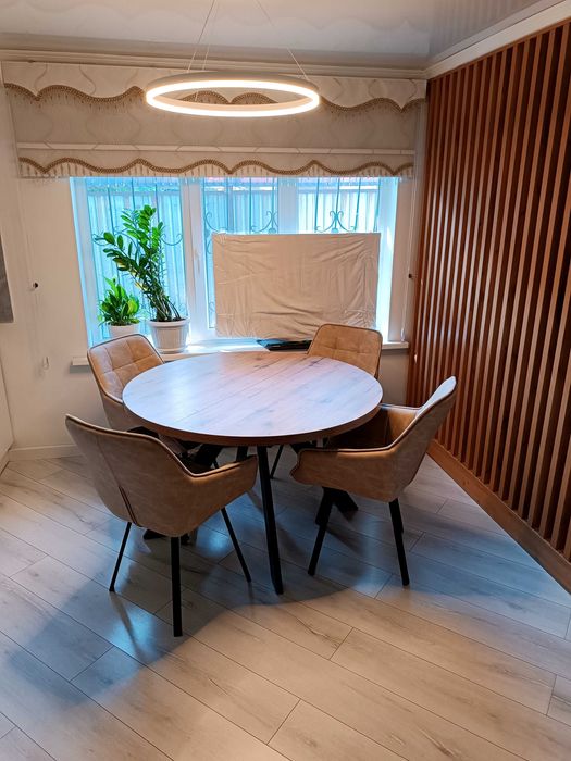 Стол RONDO-120, круглый раздвижной