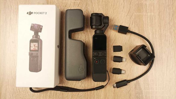 Екшън камера DJI Osmo Pocket 2 + Приставка