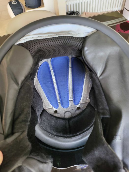 Cască scooter Schubert J1, suplimentar parasolar nou de rezerva.