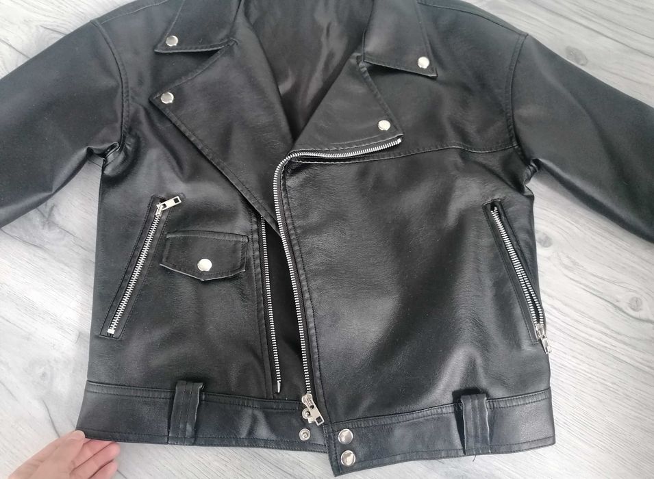 Geaca dama imitație piele oversize xs