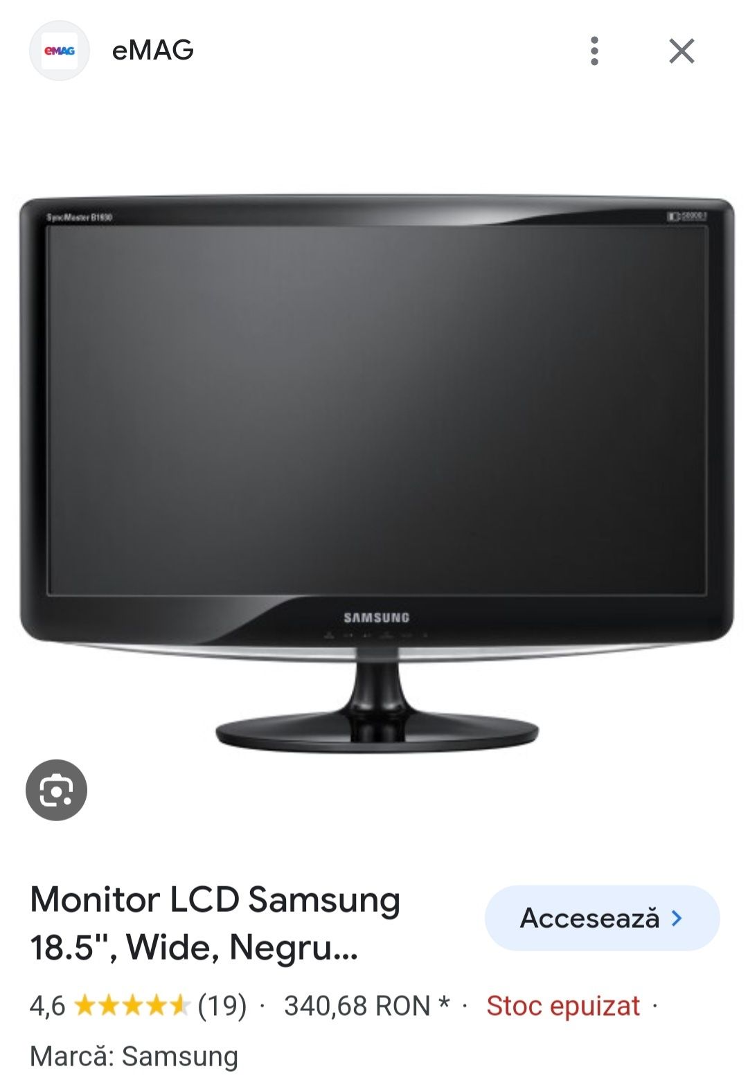 Monitor Samsung B1930N 19" (48.5 cm)