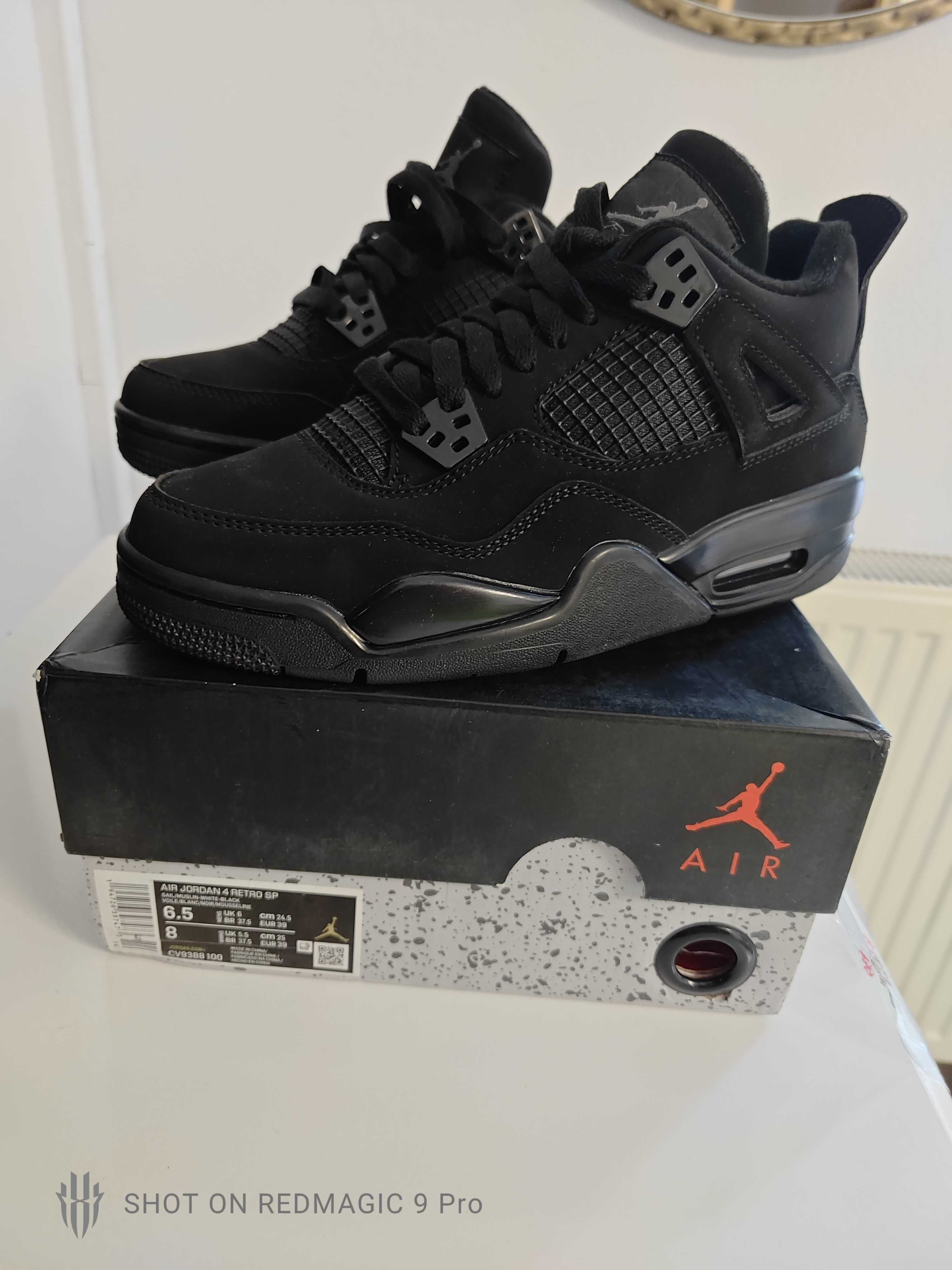 Jordan 4 Retro Black (39)