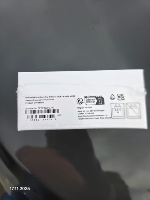 Airpods pro 3 garantie limitata