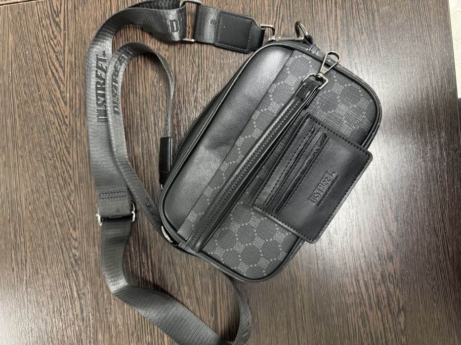 Мужская барсетка, в подарок картхоледер и ланьярд