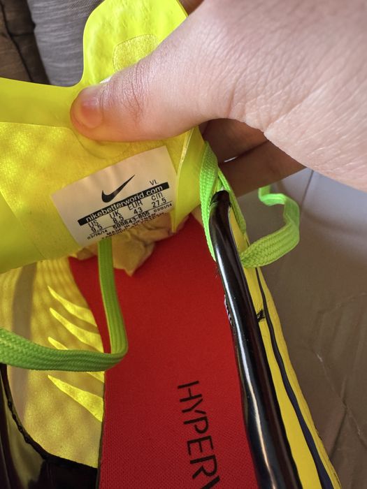 Ghete fotbal Nike hypervenom verzi marimea 43
