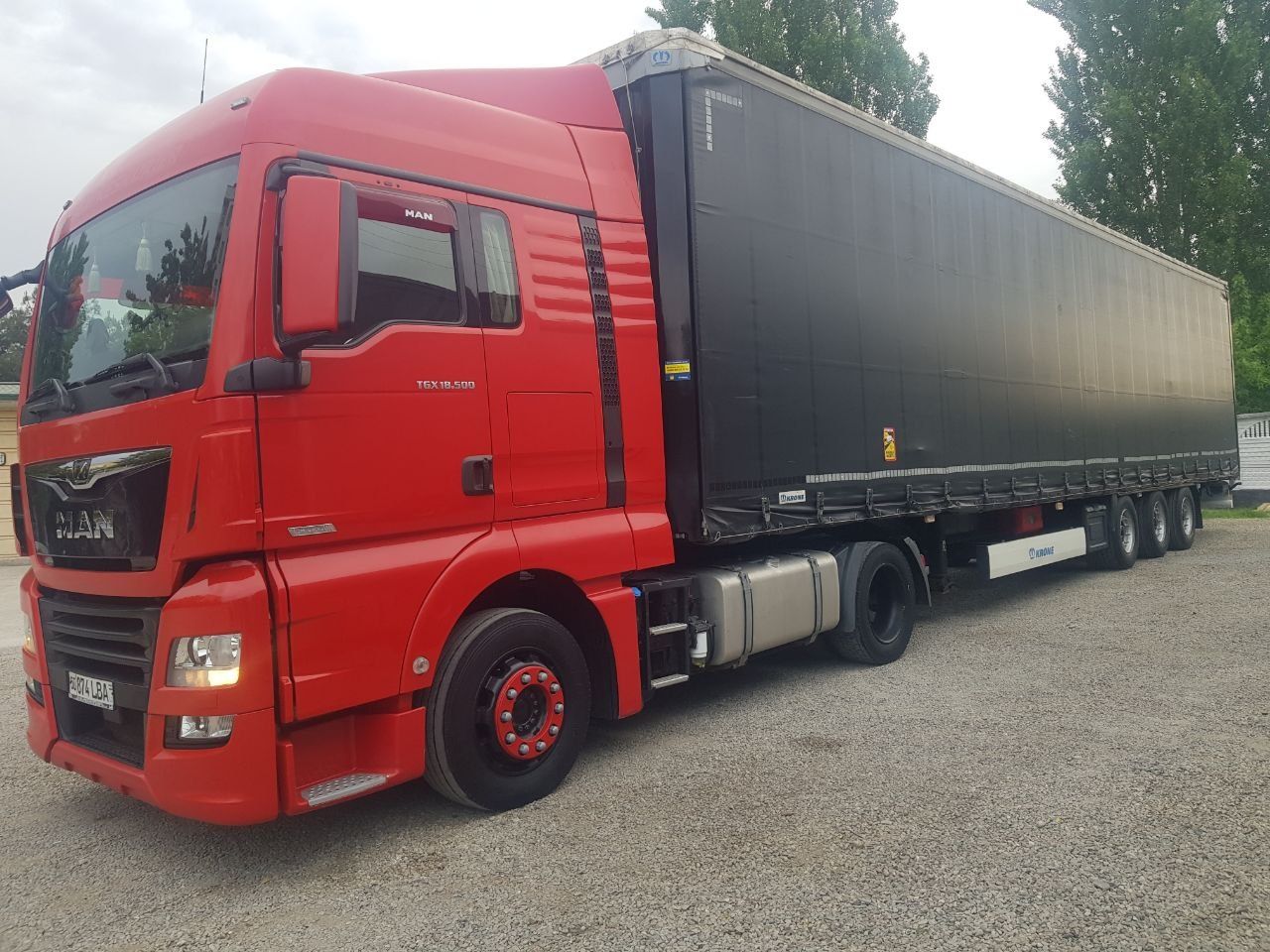MAN TGX 18.500 + KRONE прицеп Сотилади