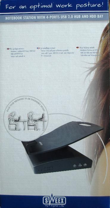 suport (stand) laptop,4 port USB,spaţiu HDD etc.,nou,sigilat (15 buc.)