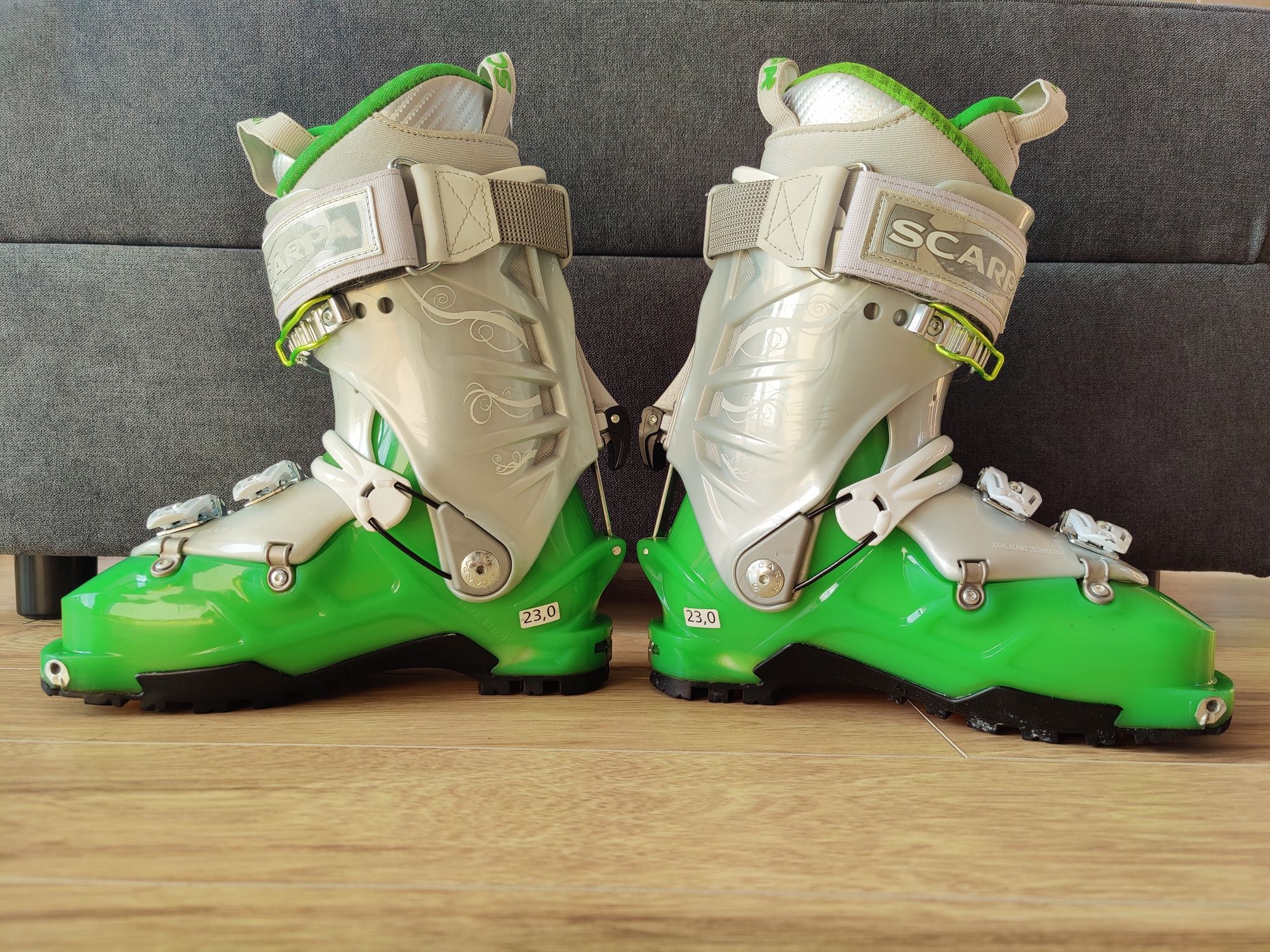 Чисто нови ски туринг обувки Scarpa Gea, 230мм, 37 номер
