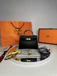 Geanta de lux HERMES Kelly mini 19 20 cm piele naturala 100% cadou )62