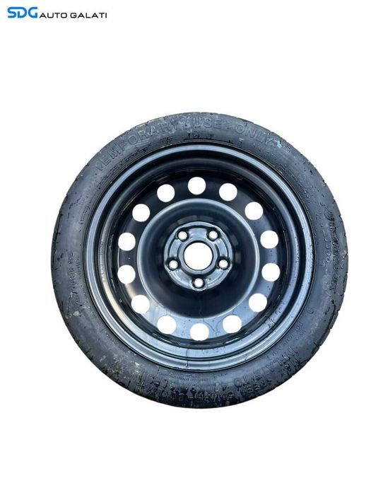 Janta Roata Rezerva Slim 5x112 T125 70 R16 16 3,5Jx16 H2 ET25,5 Audi A3 8P 2004 - 2013 Cod 1K0601027F [B3176]