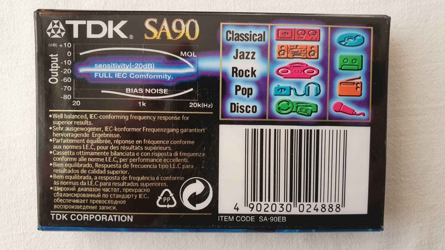 Нови аудио касети TDK SA,  BASF Chromdioxid