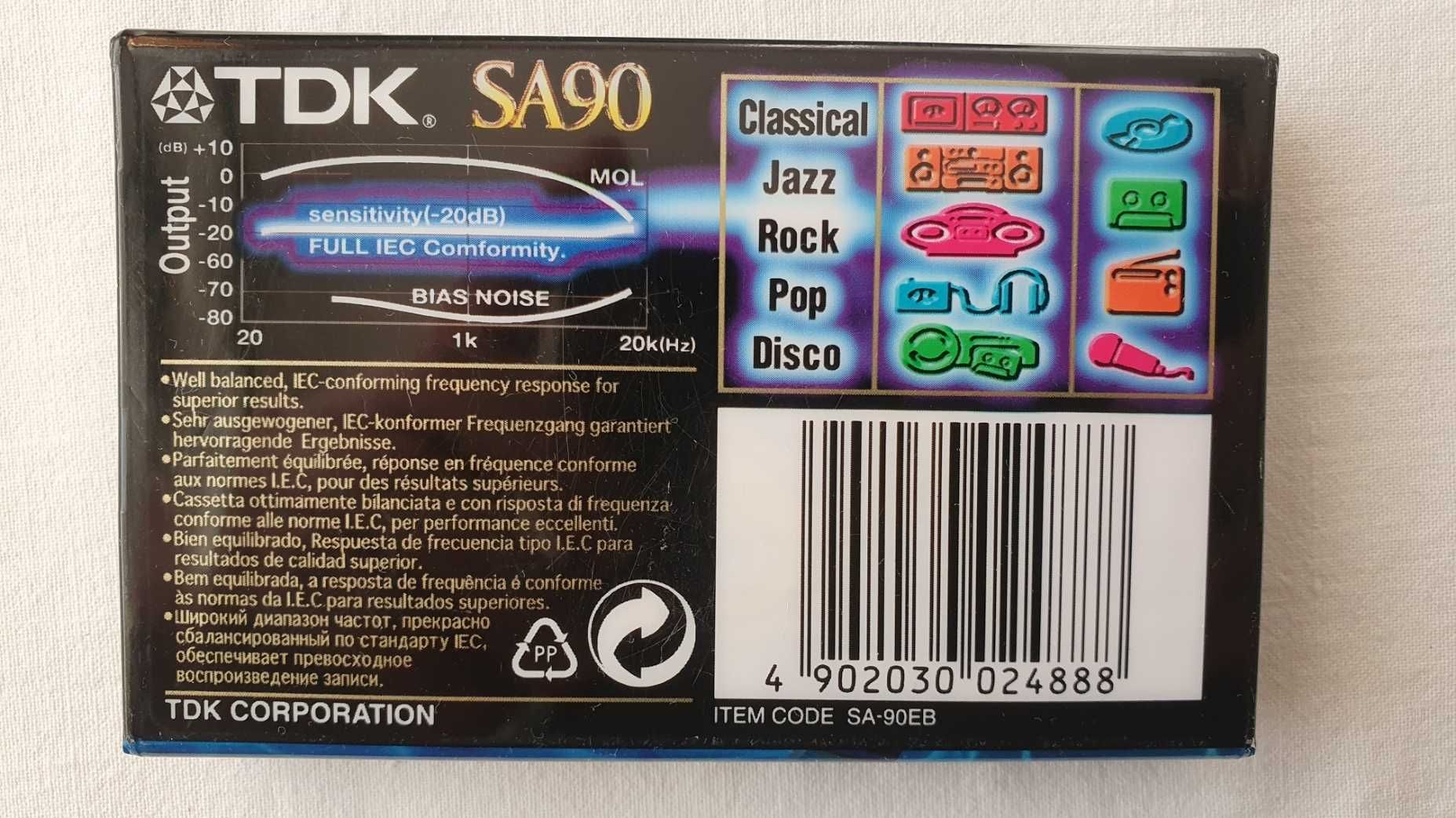 Нови аудио касети TDK SA,  Sony, BASF Chromdioxid