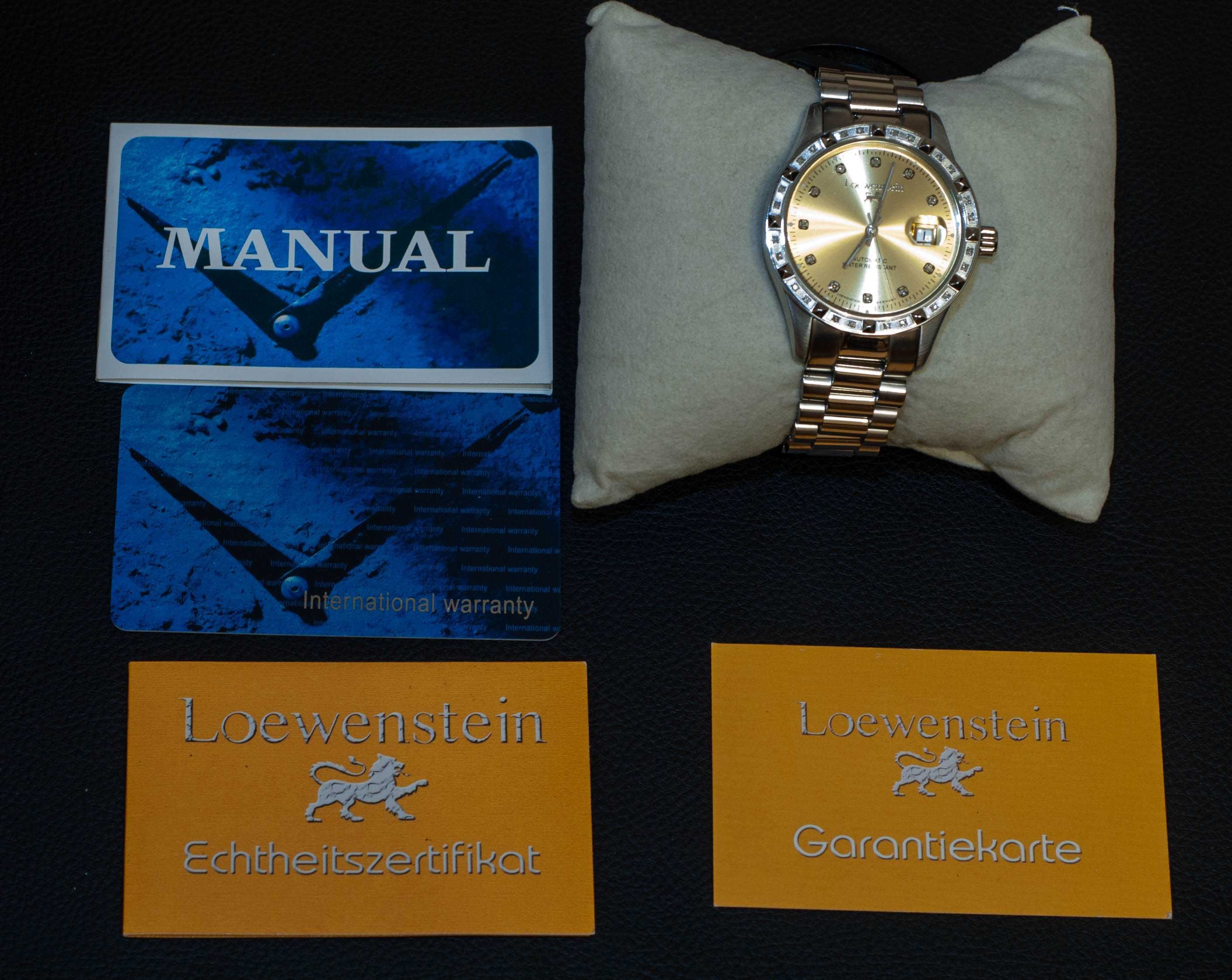 Loewenstein мъжки часовник с истински диаманти