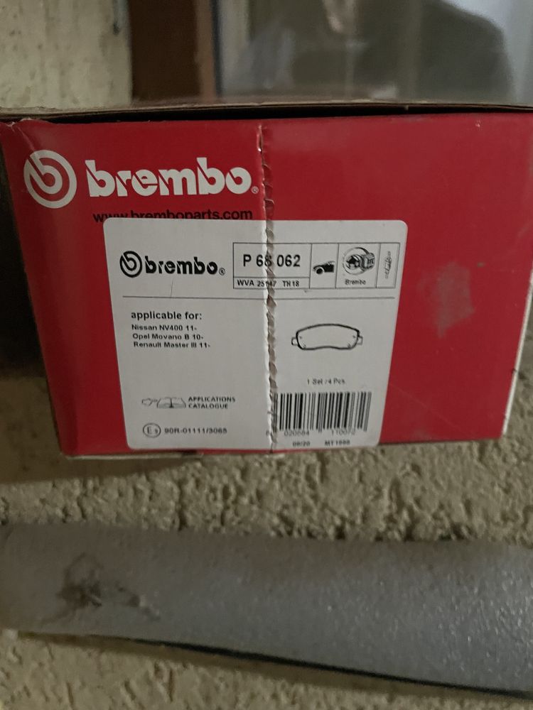 Set placute frana Opel Movano, Master, 2018, Brembo, noi