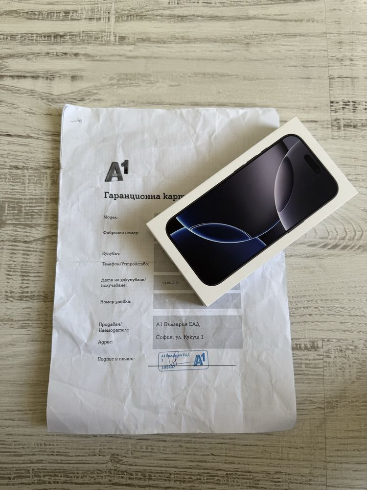 НОВ Iphone 16 Pro 256GB 5G 24м. ГАРАНЦИЯ