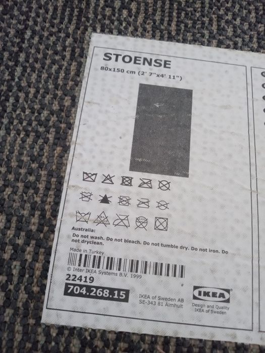 Covor achiziționat de la Ikea