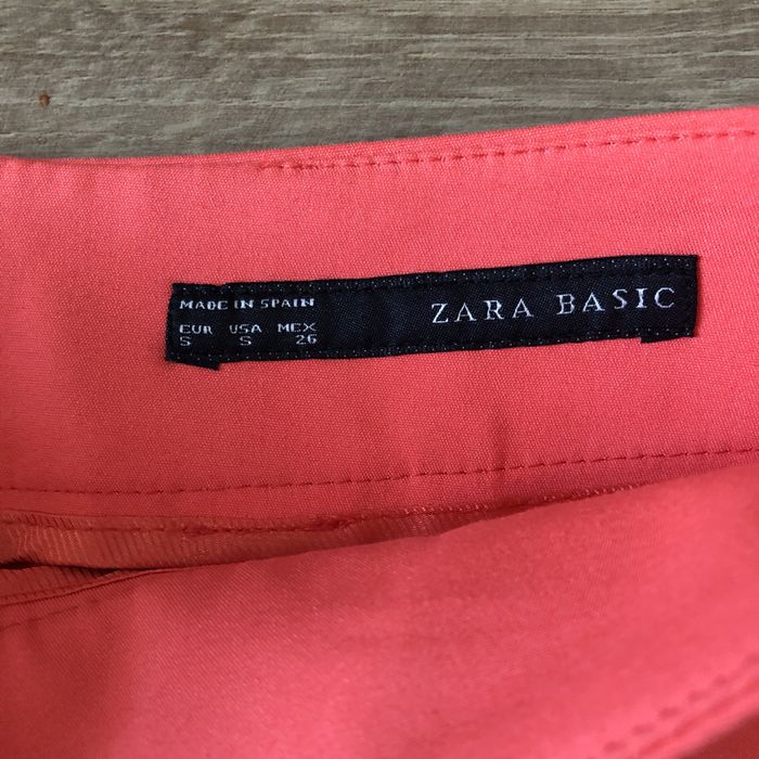 Nou ZARA fusta scurta dama | primavara vara | portocaliu | S | bumbac