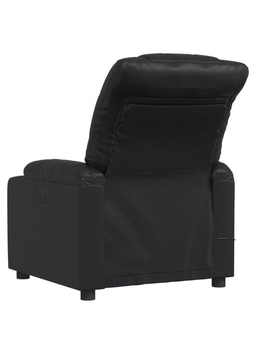 Fotoliu recliner negru masaj piele ecologica nou-nouț