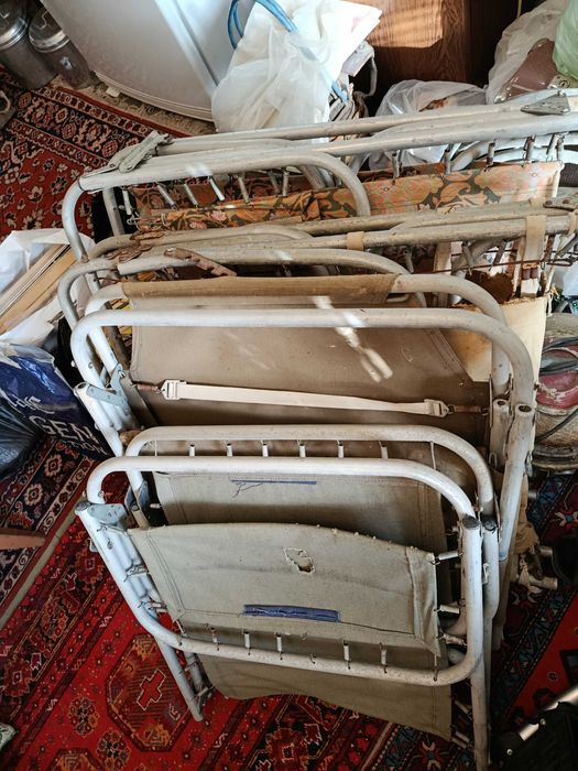 Раскладушки 4 шт БУ