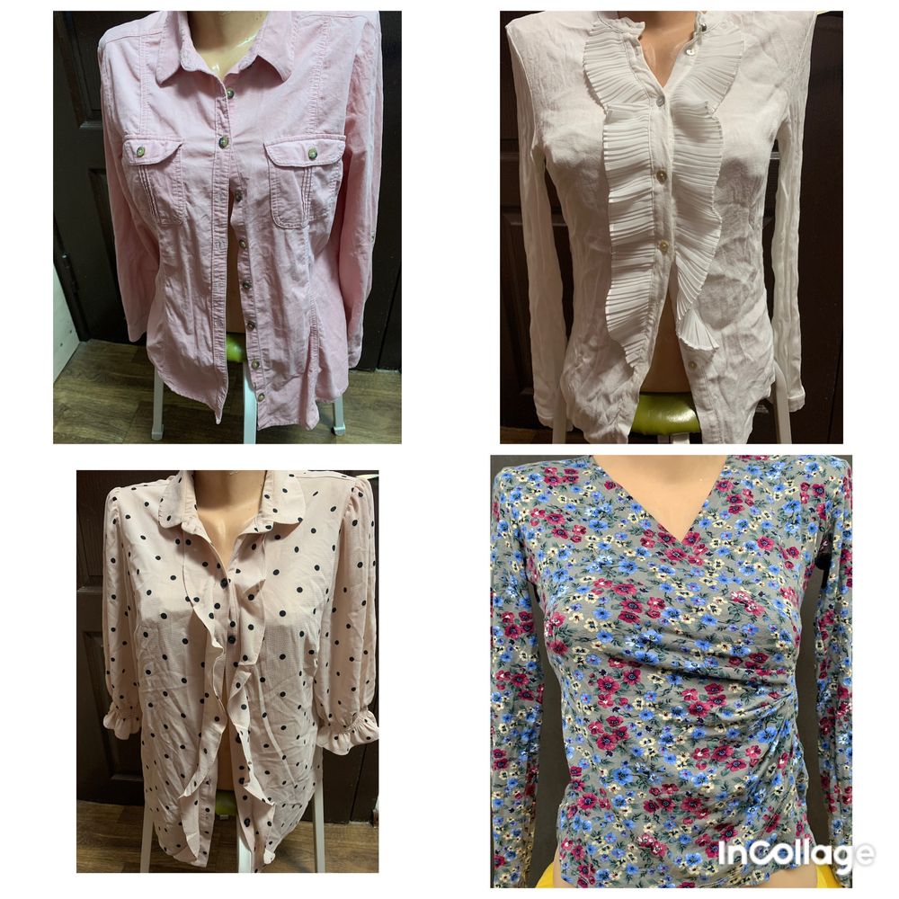 Рубашка / блузка /кофта женская красивая S 44