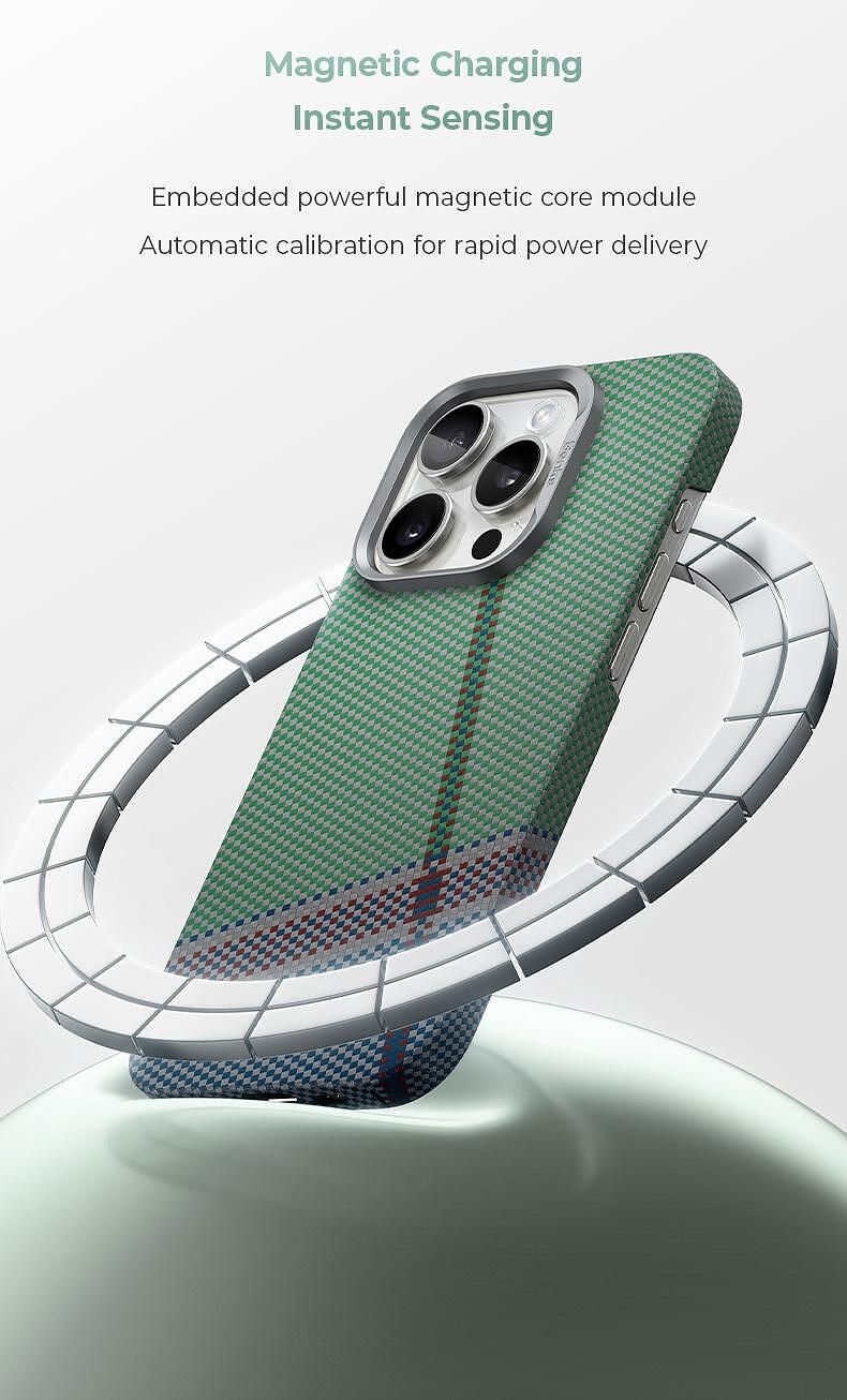 Кейс benks etui passiongreen kevlar 600d за iphone 16 pro max