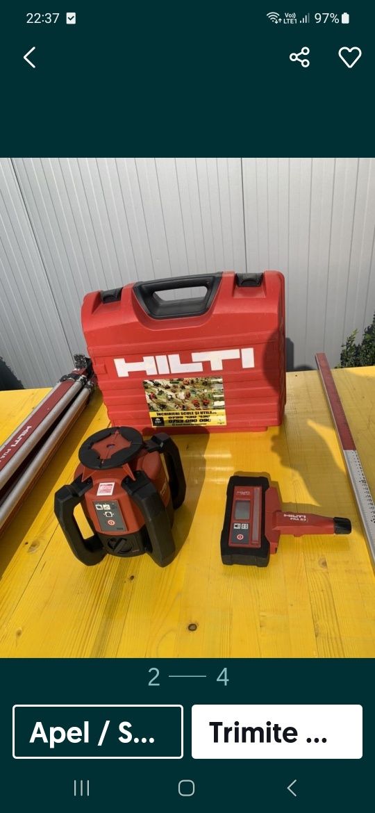 Nivela laser profesionala hilti inchiriez