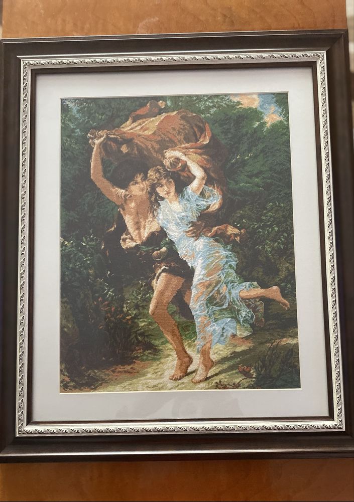Vand goblene lucrate manual și inramate