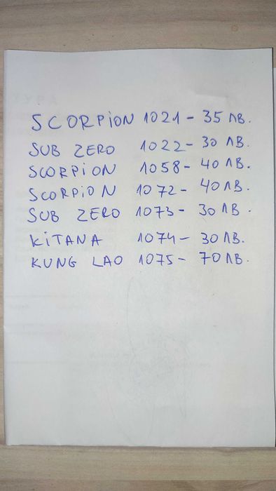 Funko Pop - Mortal Kombat Фигури