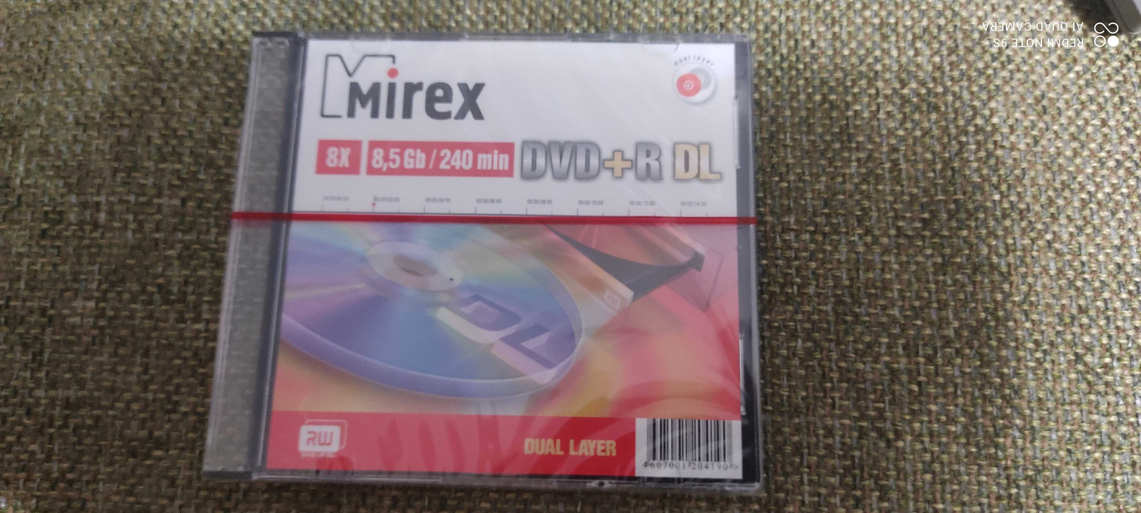 MIREX DVD+R DL 8Х 8,5 GB 240 минут