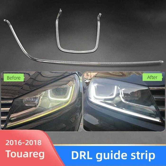 Reconditionare far VW Touareg,Tiguan fibra Led DRL,module Led,sticle
