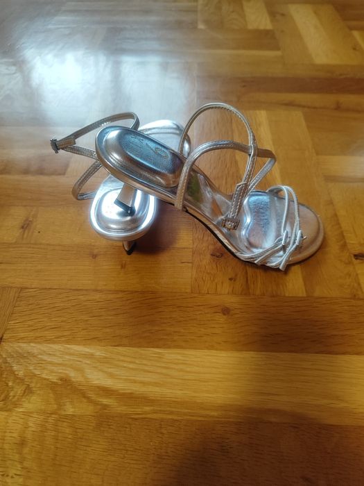 Сребристи сандали на MIX # 6